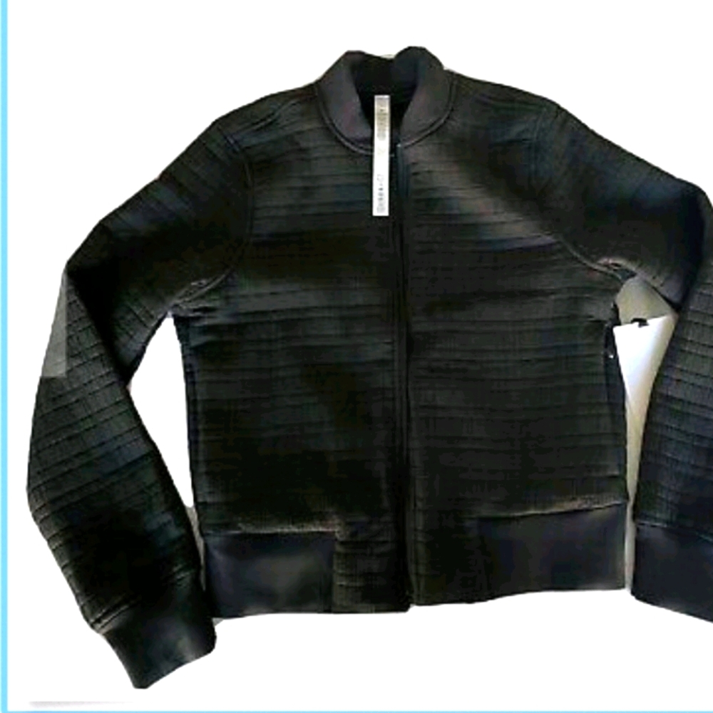 LULULEMON NONSTOP REVERSIBLE BOMBER JACKET Sz.4